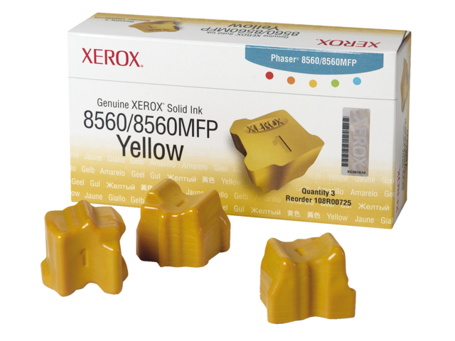 Colorstix xerox 108r00725 geel 3x