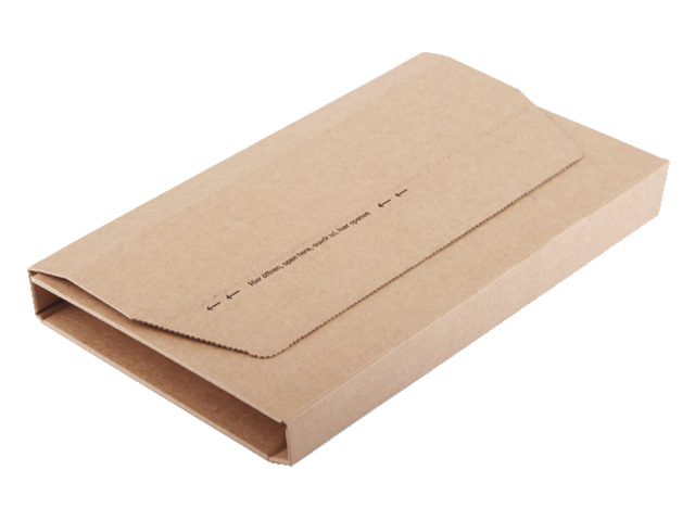 Wikkelverpakking cleverpack a4 +zelfkl strip bruin 10stuks