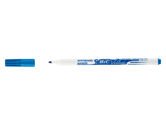 Viltstift bic 1721 whiteboard rond blauw 1.5mm