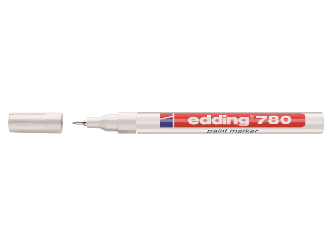 Viltstift edding 780 lakmarker rond goud 0.8mm op blister