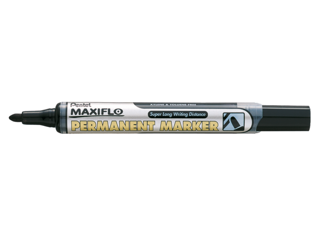 Viltstift pentel nlf50 maxiflo rond zwart 1.5-3mm