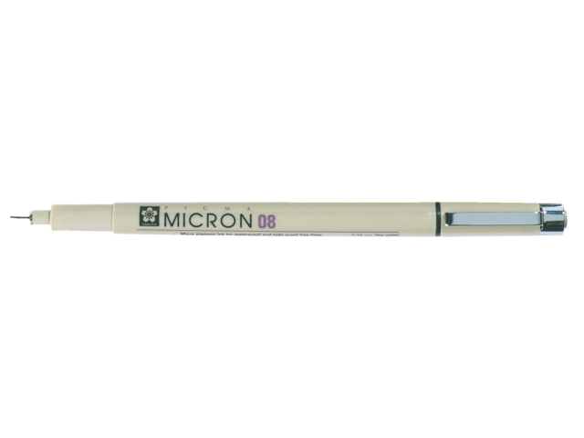 Fineliner sakura pigma micron zwart 0.5mm