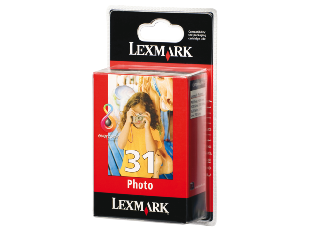 Inkcartridge lexmark 18c0031e 31 foto kleur