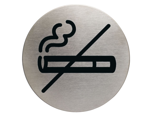 Infobord pictogram durable 4911 niet roken rond 83mm