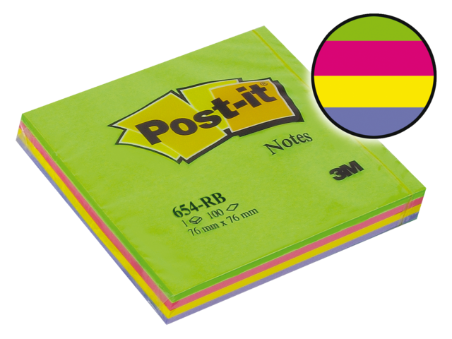 Post-it Notes memoblok Rainbow
