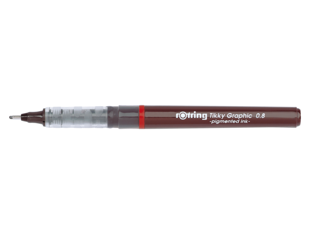 Fineliner rotring tikky graphic 0.8mm
