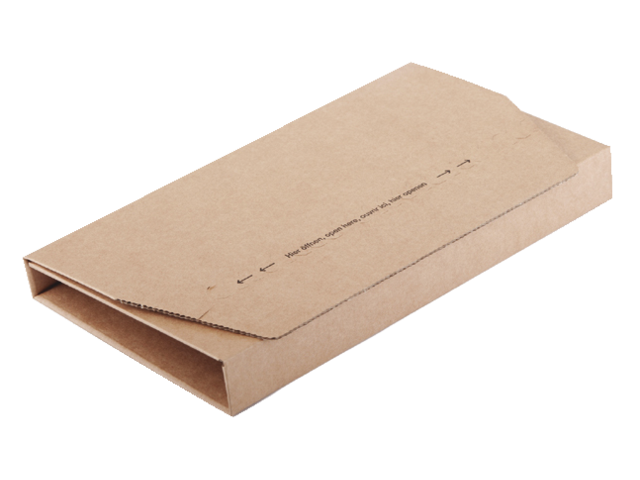 Wikkelverpakking cleverpack a5 +zelfkl strip bruin 10stuks