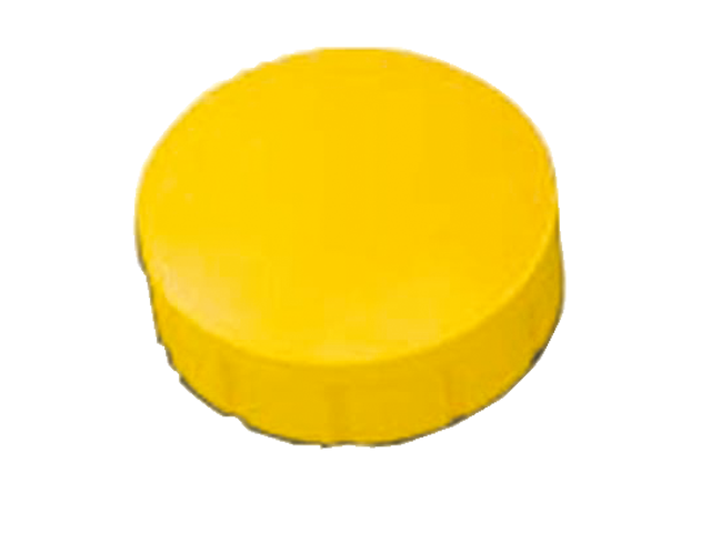 Magneet maul solid 15mm 150gr geel