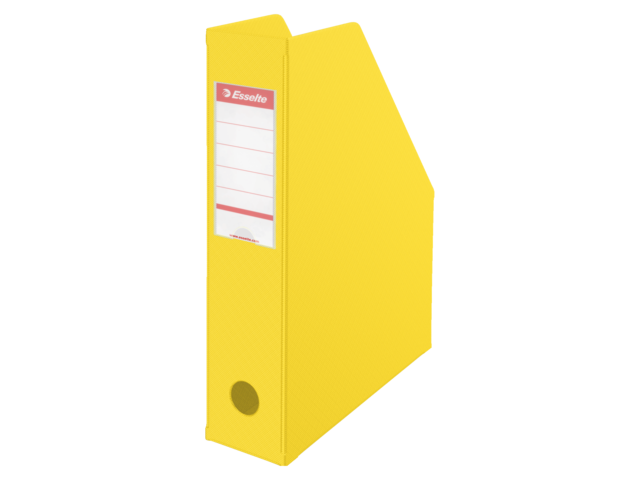Tijdschriftcassette esselte vivida opvouwbaar geel