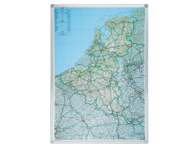 Landkaart legamaster benelux 120x92cm