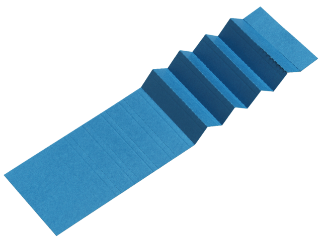 Ruiterstrook voor alzicht hangmappen a5847-6 65mm blauw