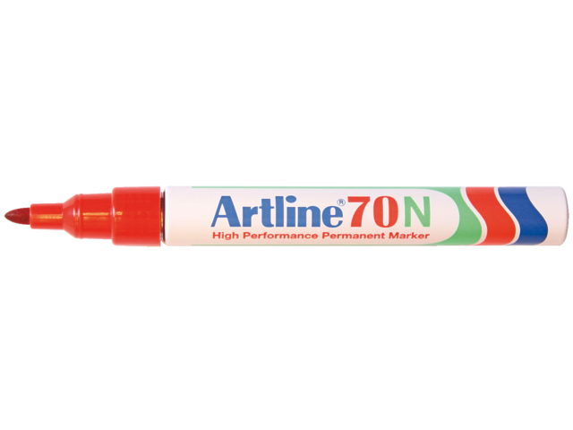 Viltstift artline 70 rond rood 1.5mm