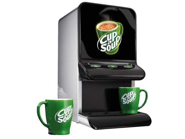 Cup-a-soup mini automaat tbv vendorzakken