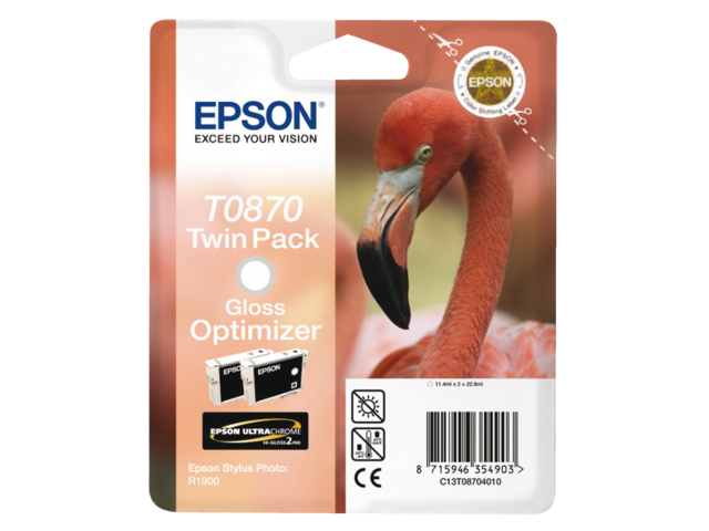 Inkcartridge epson t087040 gloss optimizer
