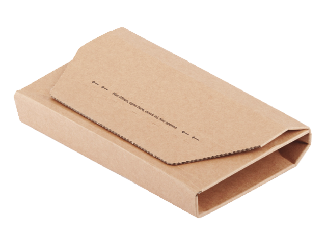 Wikkelverpakking cleverpack cd +zelfkl strip bruin 10stuks