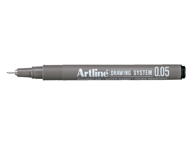 Fineliner artline zwart 0.05mm