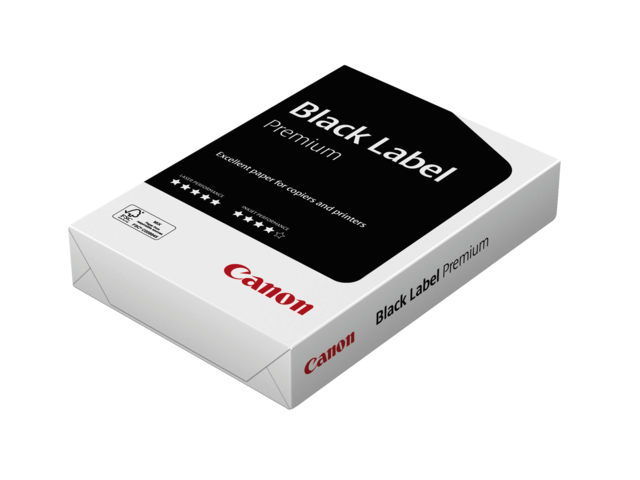 Kopieerpapier canon black label premium a4 75gr wit 500vel