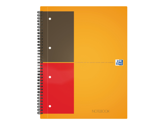Spiraalblok oxford international notebook a4 gelinieerd