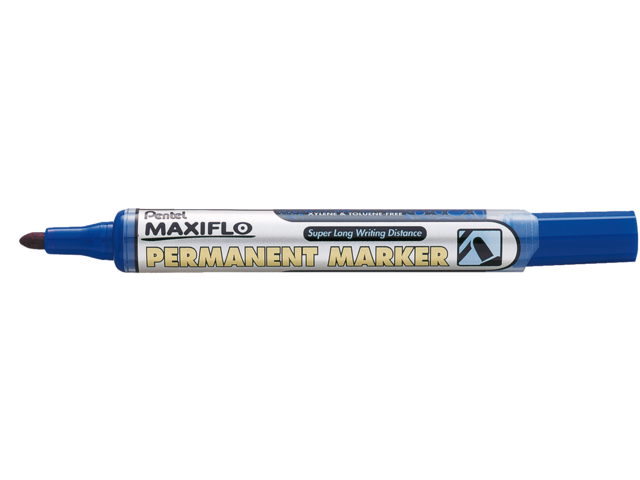 Viltstift pentel nlf50 maxiflo rond blauw 1.5-3mm