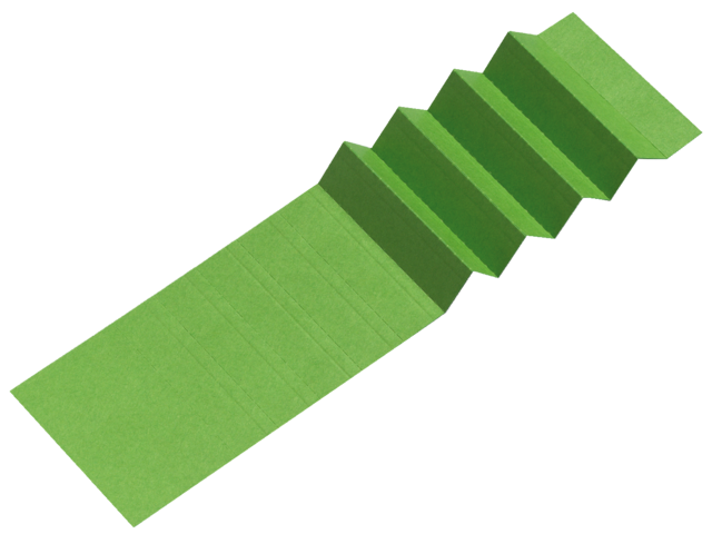 Ruiterstrook voor alzicht hangmappen a5847-5 65mm groen