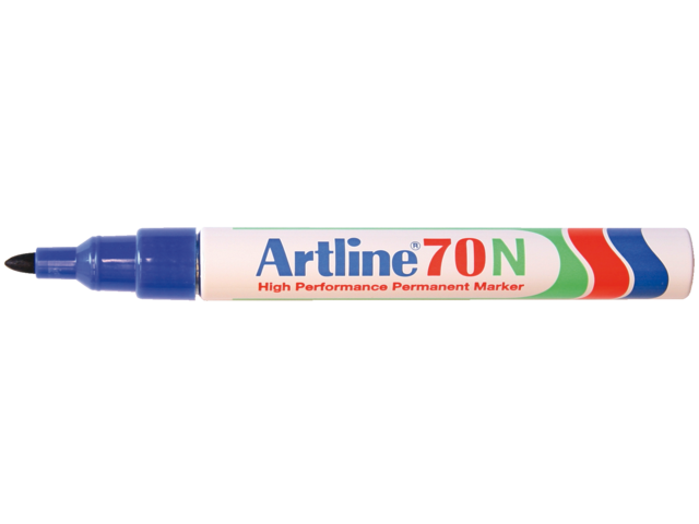 Viltstift artline 70 rond blauw 1.5mm