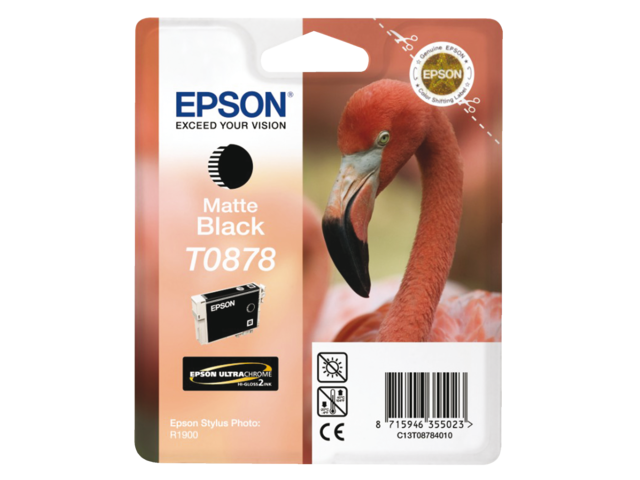 Inkcartridge epson t087840 mat zwart