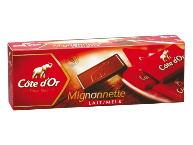Chocolade cote d'or 10gr mignonnette melk 24 stuks
