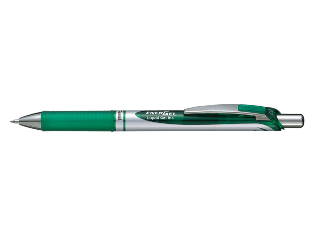 Gelschrijver pentel energel bl77 groen 0.4mm
