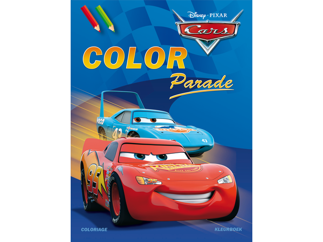 Kleurboek deltas disney color parade cars