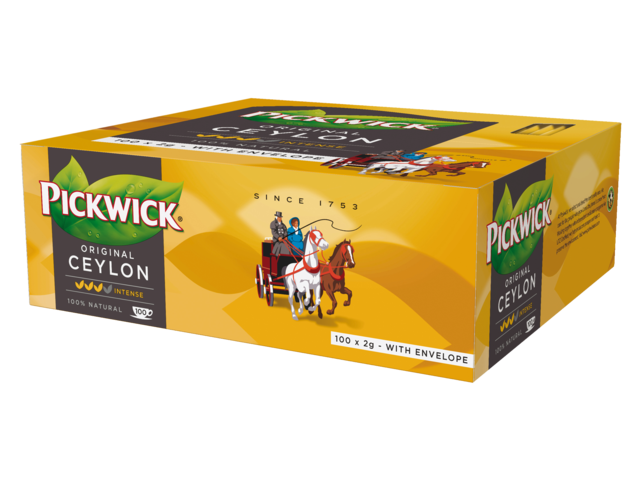 Thee pickwick ceylon 100 zakjes van 2gr
