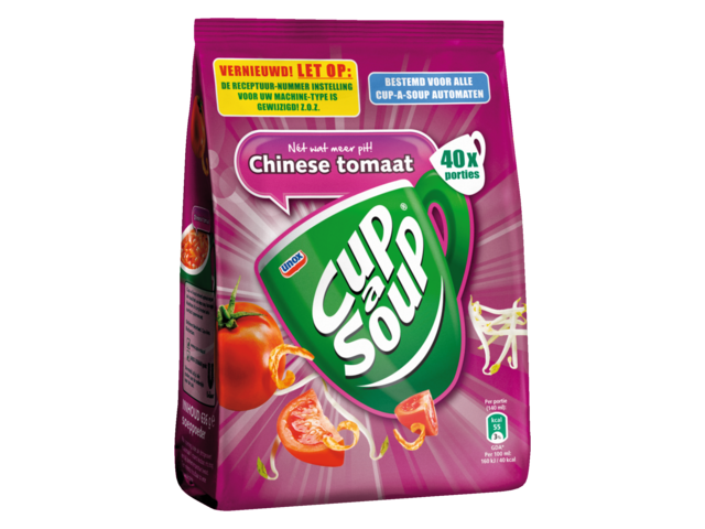 Cup-a-soup tbv dispenser chinese tomaat zak met 40 porties