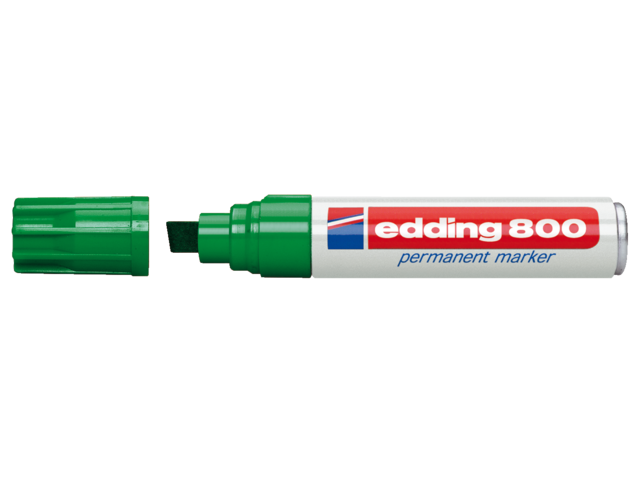 Viltstift edding 800 schuin groen 4-12mm