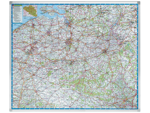Landkaart legamaster belgie 101x121cm