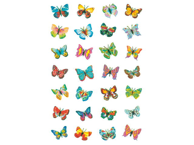 Etiket herma 6819 vlinder glimmer folie