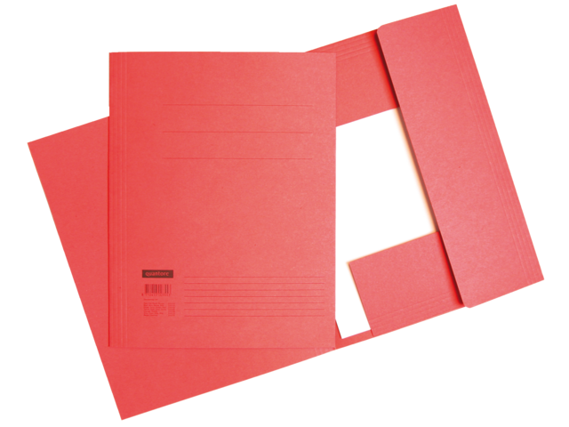 Dossiermap quantore folio 320gr rood