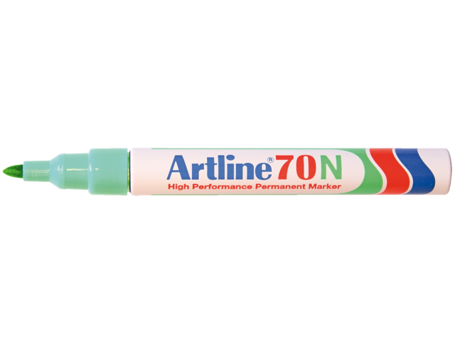 Viltstift artline 70 rond groen 1.5mm