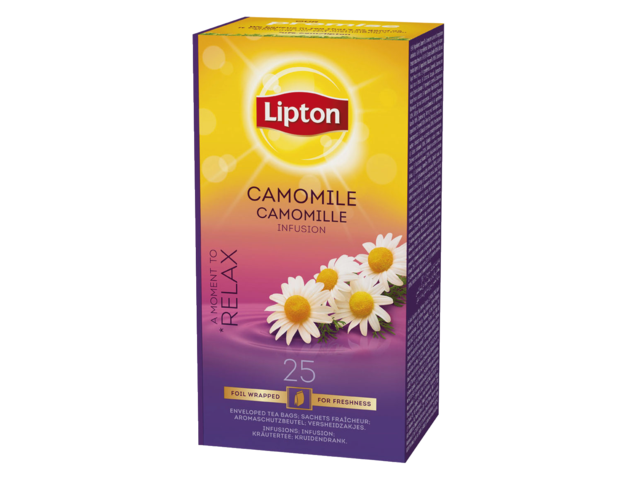 Thee lipton camomile met envelop 25stuks