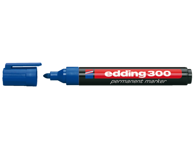 Viltstift edding 300 rond blauw 1.5-3mm