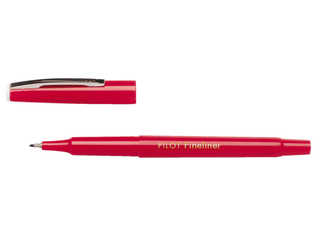 Fineliner pilot sw-ppf rood 0.4mm