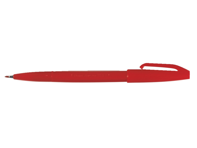 Fineliner pentel signpen s520 rood 0.4mm