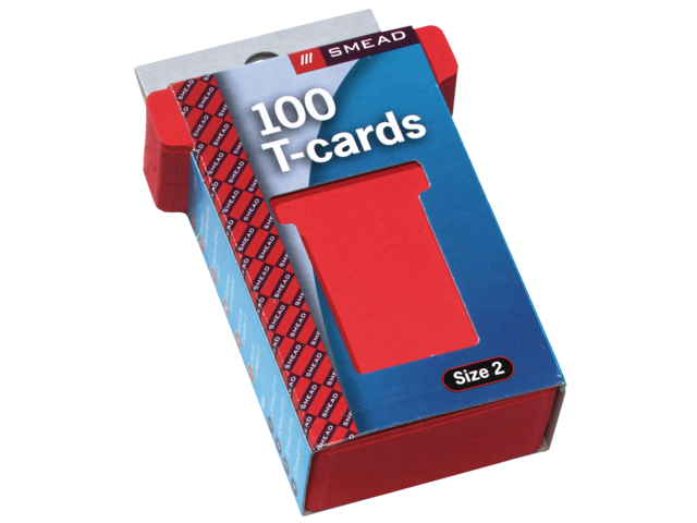 Planbord t-kaart lynx a5548-222 48mm rood