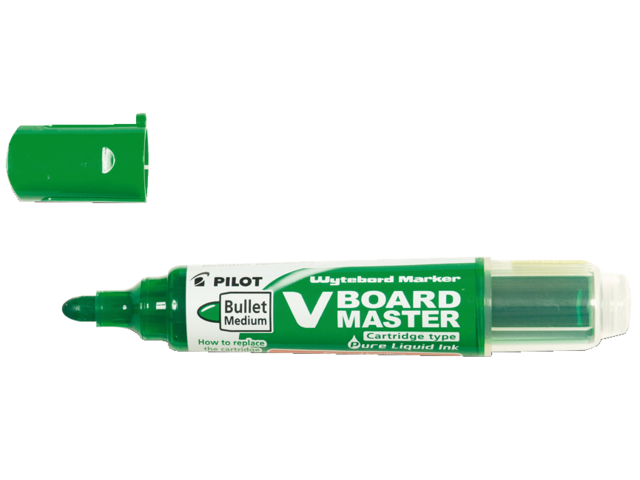 Viltstift pilot begreen whiteboard rond groen 2-3mm