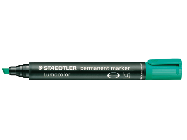 Viltstift staedtler 350 schuin groen 2-5mm