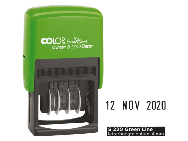 Datumstempel colop s220 green line 4mm