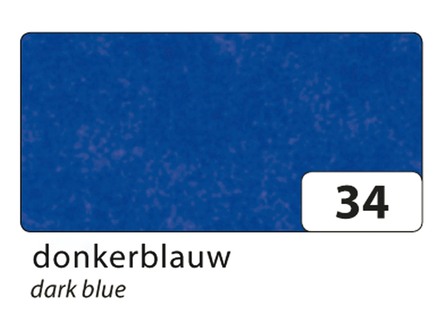 Zijdevloeipapier folia 50x70cm 20g nr34 donkerblauw set à 5v
