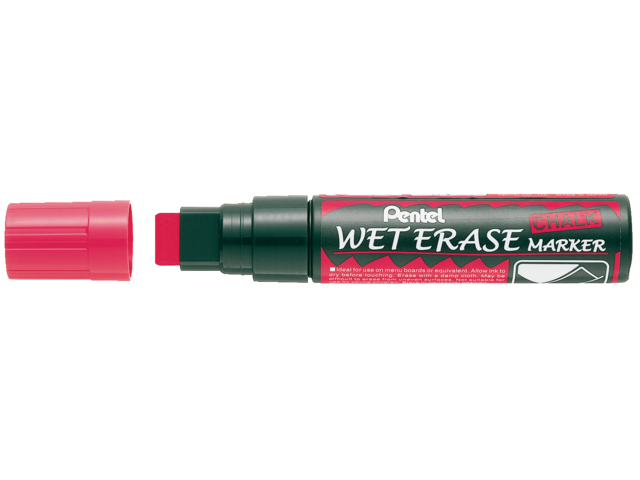 Viltstift pentel smw56 krijtmarker rood 4-12mm