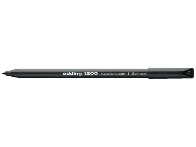 Fineliner edding 1200 zwart 0.5-1mm