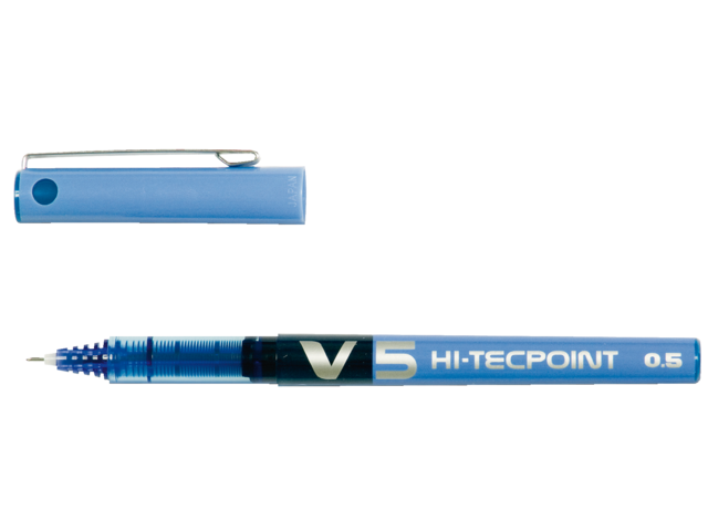 Rollerpen pilot hi-tecpoint v5 blauw 0.3mm