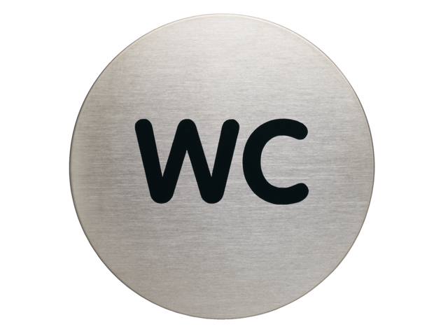 Infobord pictogram durable 4907 wc rond 83mm