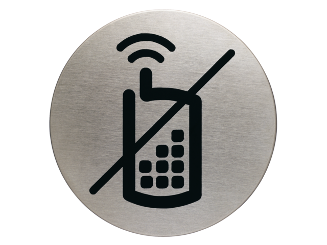 Infobord pictogram durable 4917 gsm verboden rond 83mm